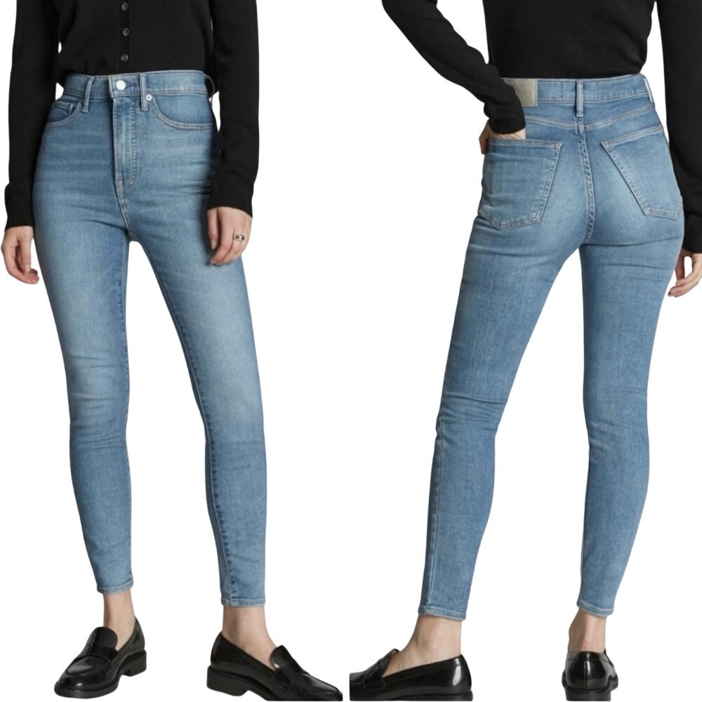 Everlane The Way High Skinny Organic Cotton Women's Blue Jeans, Size 28